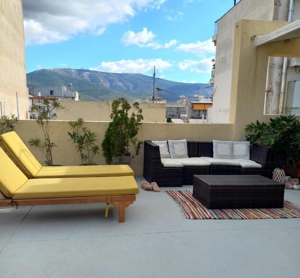 Inspiration Guestroom With Amazing Roof Garden 아테네 외부 사진